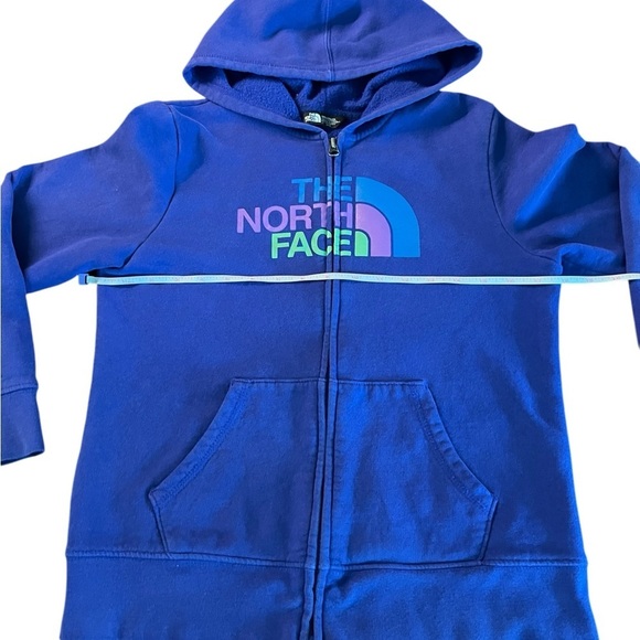 The North Face Girl’s Purple Zip up Hoodie Size Large (14-16) - Picture 5 of 8